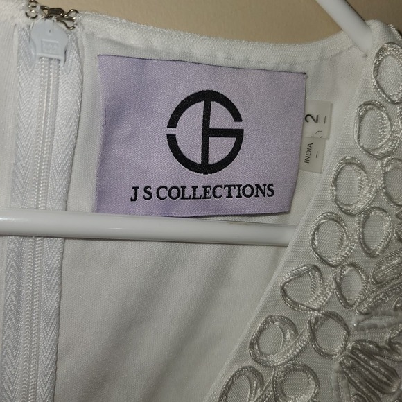 JS Collections Soutache Beaded Sleeveless dress size 2 - Picture 4 of 7